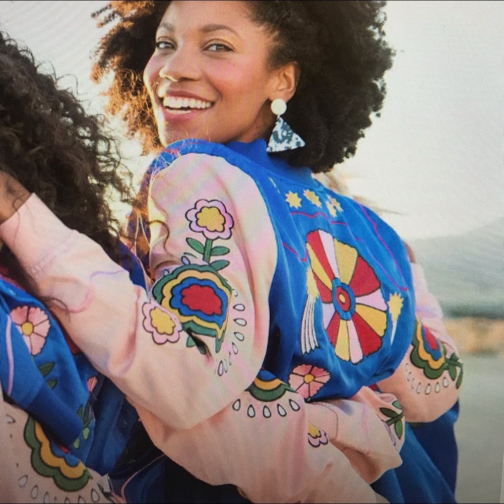 ban.do souvenir shop embroidered bomber jacket